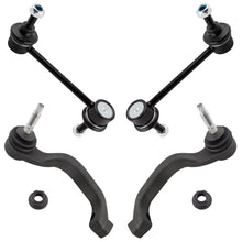 BOXI ES800415 ES800414 K80261 (Set of 4) Front Outer Tie Rod Ends + Stabilizer Sway Bar Links