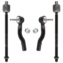 BOXI (Set of 4) Front Inner + Outer Tie Rod Ends fit for Ford Crown Victoria 2003-2011