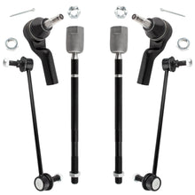 BOXI (Set of 6) Front Inner Outer Tie Rods + Stabilizer Sway Bar Links Replacement for Lincoln