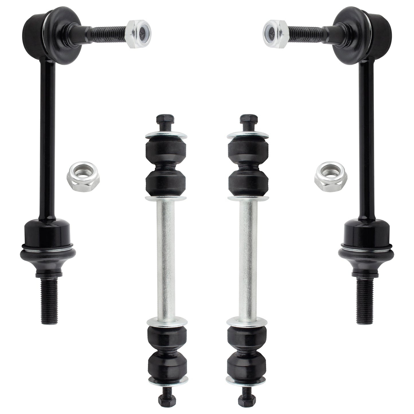 BOXI (Set of 4) Front and Rear Stabilizer Sway Bar End Links fit for Ford Crown Victoria 1998 1999