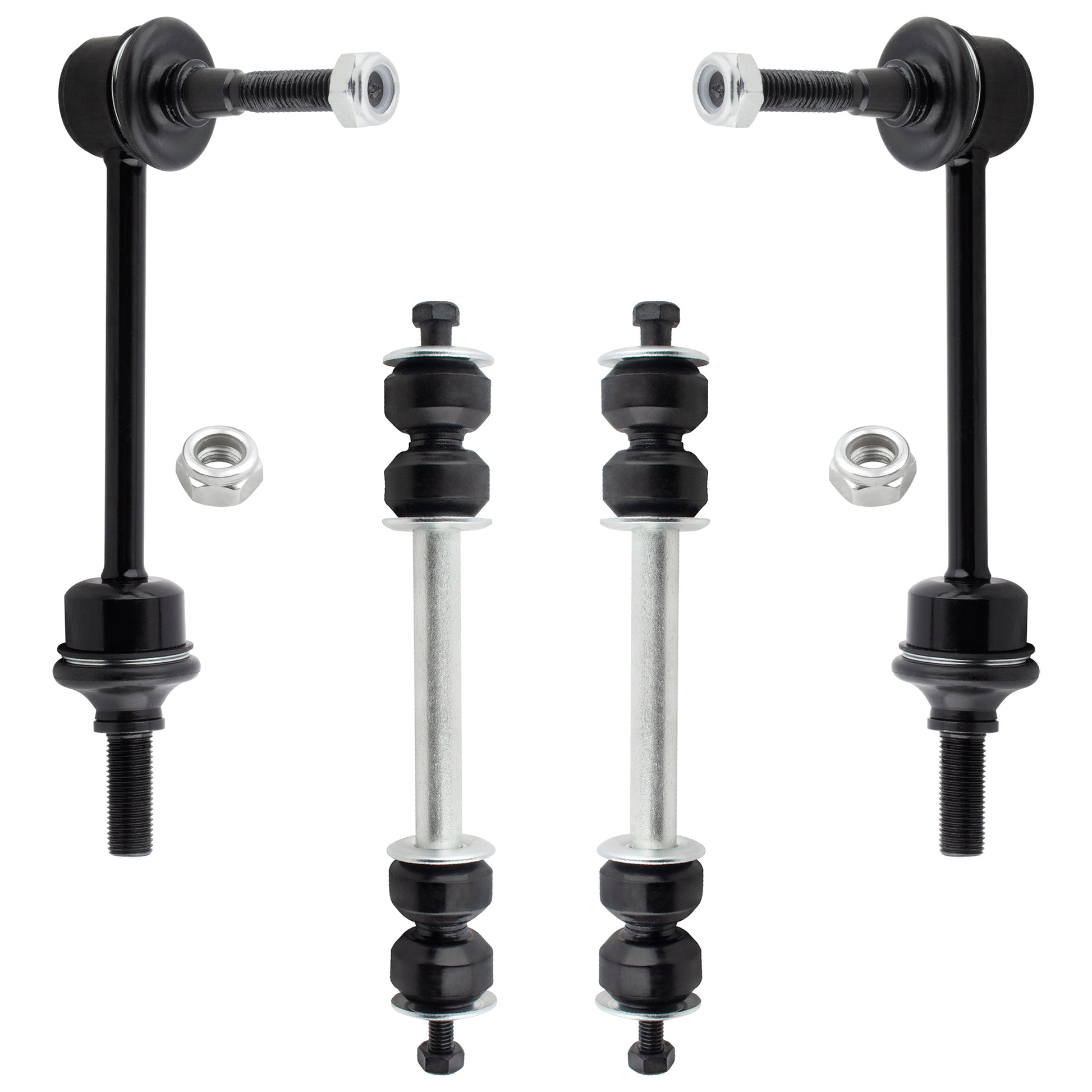 BOXI (Set of 4) Front and Rear Stabilizer Sway Bar End Links fit for Ford Crown Victoria 1998 1999