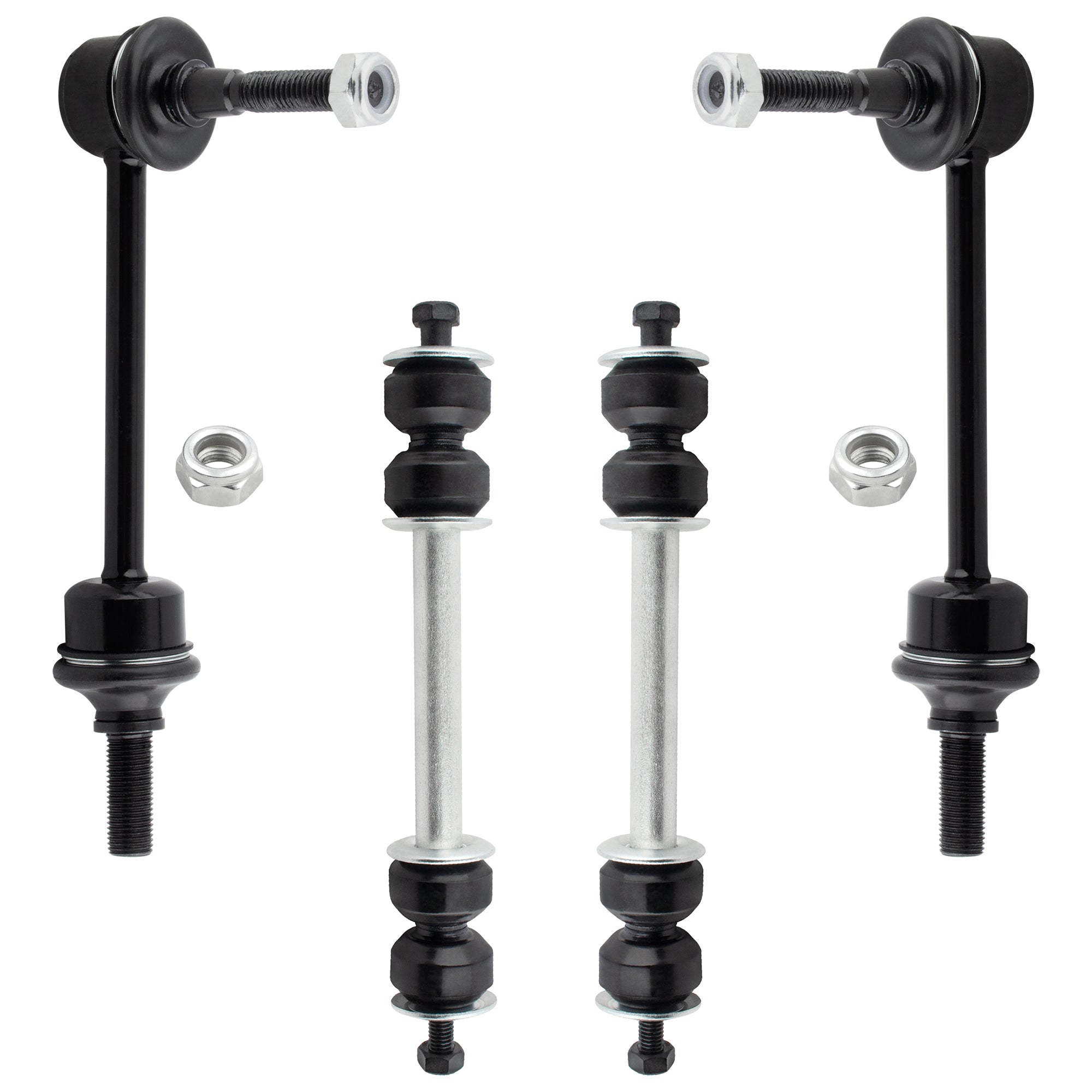 BOXI (Set of 4) Front and Rear Stabilizer Sway Bar End Links fit for Ford Crown Victoria 1998 1999