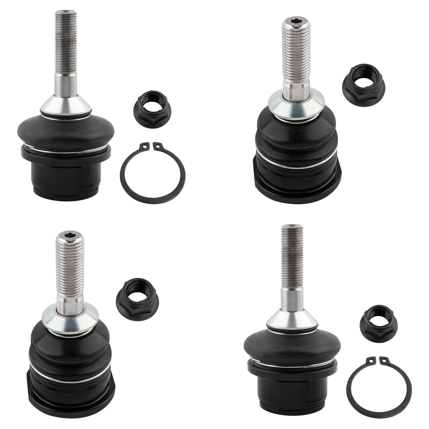 BOXI 4pcs Front Upper Lower Ball Joints Fit for Ford Crown Victoria 2003-2005
