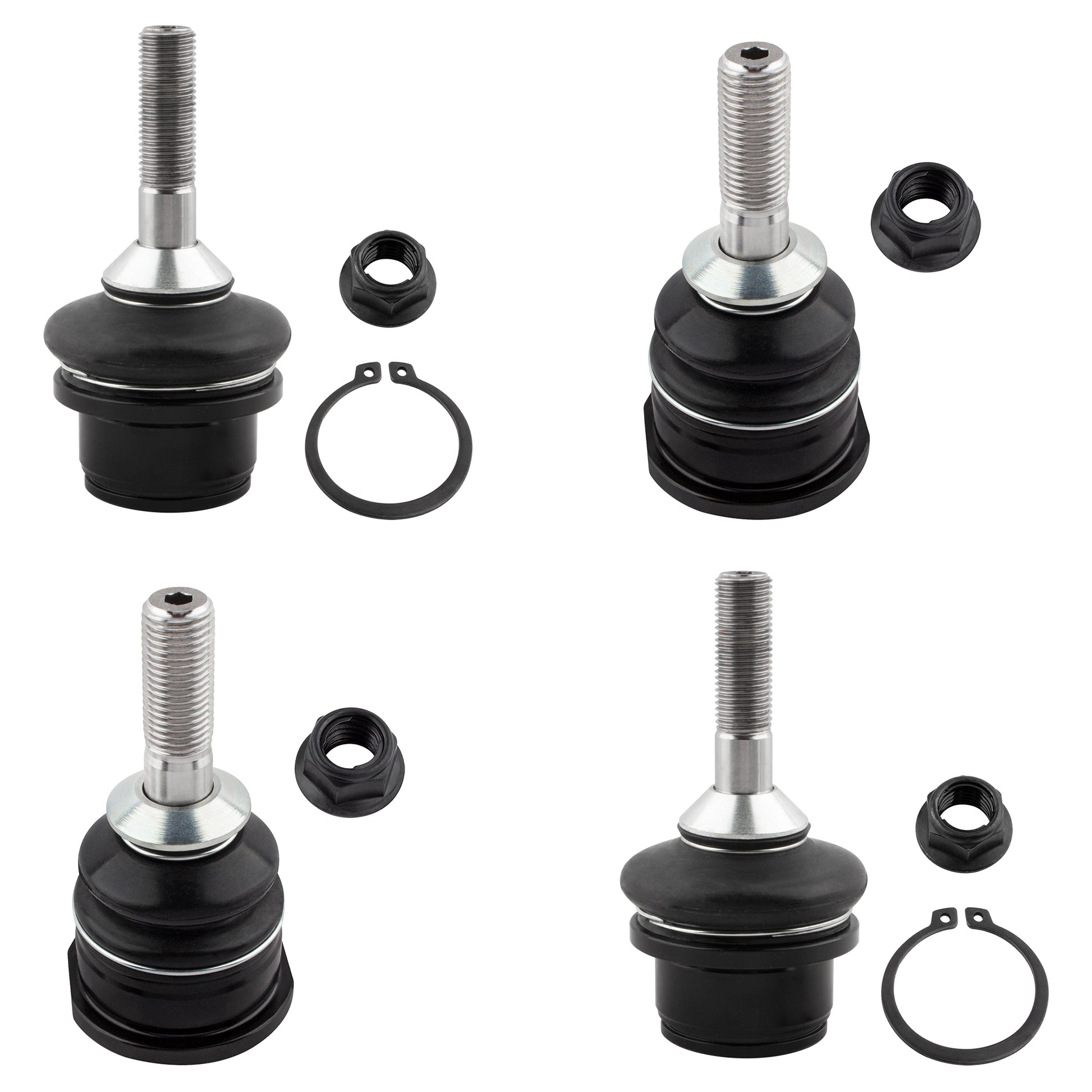BOXI 4pcs Front Upper Lower Ball Joints Fit for Ford Crown Victoria 2003-2005