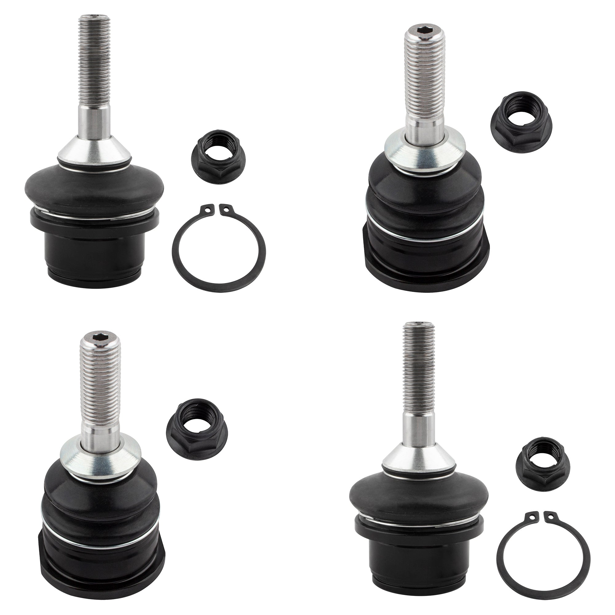 BOXI 4pcs Front Upper Lower Ball Joints Fit for Ford Crown Victoria 2003-2005
