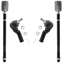 BOXI 4pc Front Inner + Outer Tie Rods Kit Fits for Lincoln Continental 1995 1996 1997 1998 1999