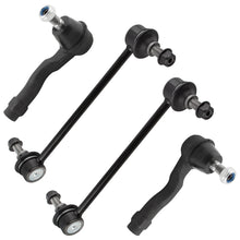 BOXI (Set of 4) Rear Stabilizer Sway Bar End Links + Outer Tie Rod Ends fit for Mazda Millenia 1995
