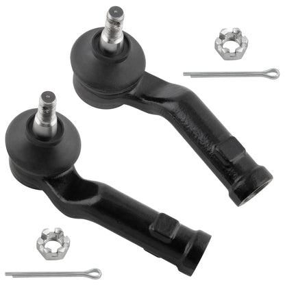 BOXI 2pcs Front Outer Tie Rod Ends Fit for Mazda 3 2004-2013