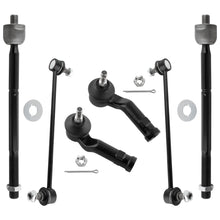 BOXI 6pcs Front Inner Outer Tie Rod Set Sway Bar End Links For Mazda 3 2004-09
