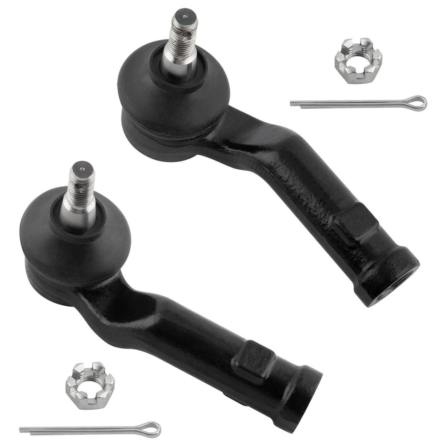 BOXI 6pcs Front Inner Outer Tie Rod Set Sway Bar End Links For Mazda 3 2004-09 — product photo 2