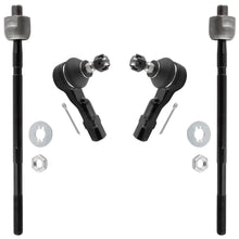 BOXI 4pcs Front Inner Outer Tie Rod Ends Fit for Mazda Protege 1999 2000 2001 2002 2003