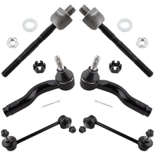BOXI 6pcs Front Suspension Kit Inner Outer Tie Rod End Sway Bar Link Fit 2003-2008 for Mazda 6