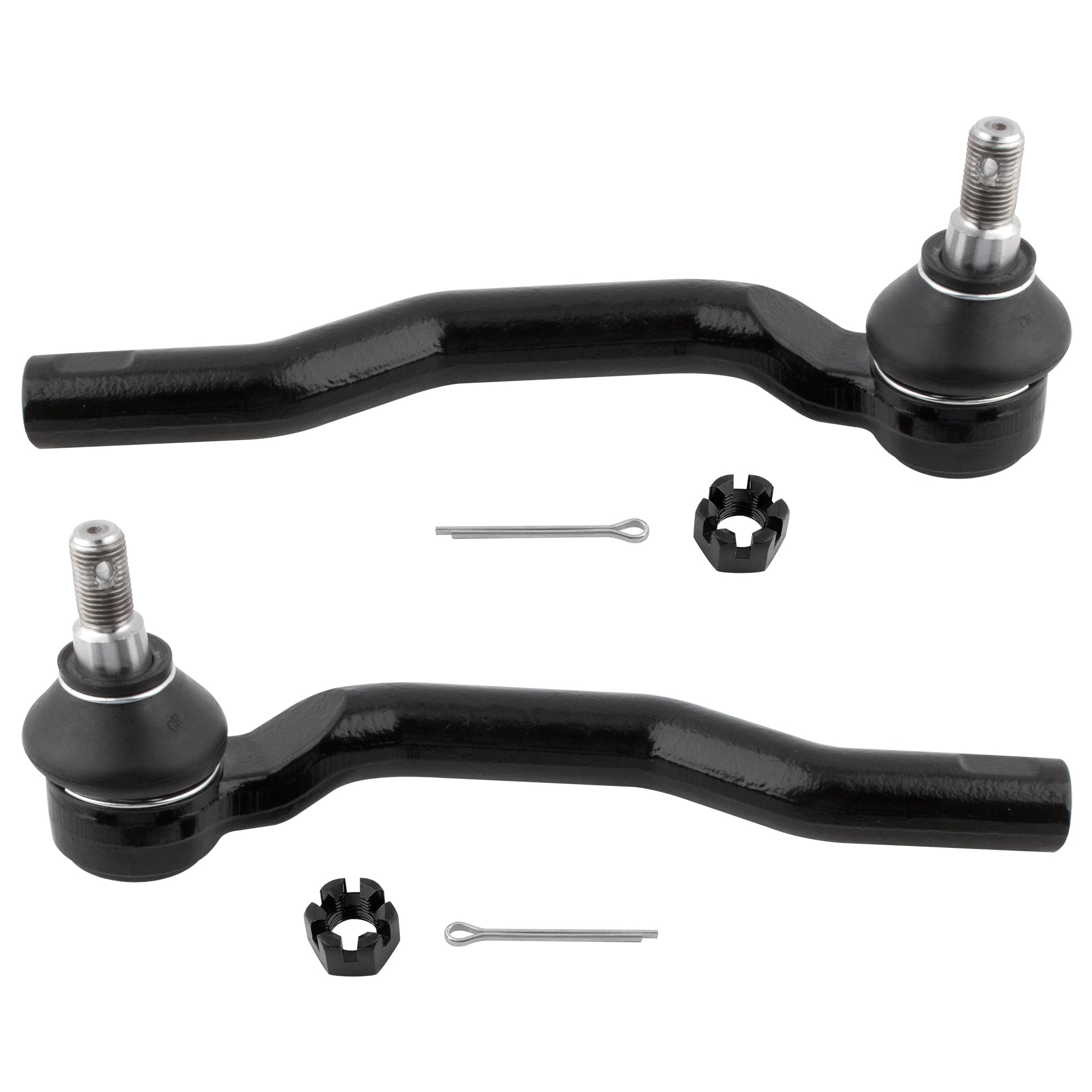 BOXI 2pcs Front Outer Tie Rod End Links Fit for Mazda CX-7 2007 2008 2009 2010 2011 2012