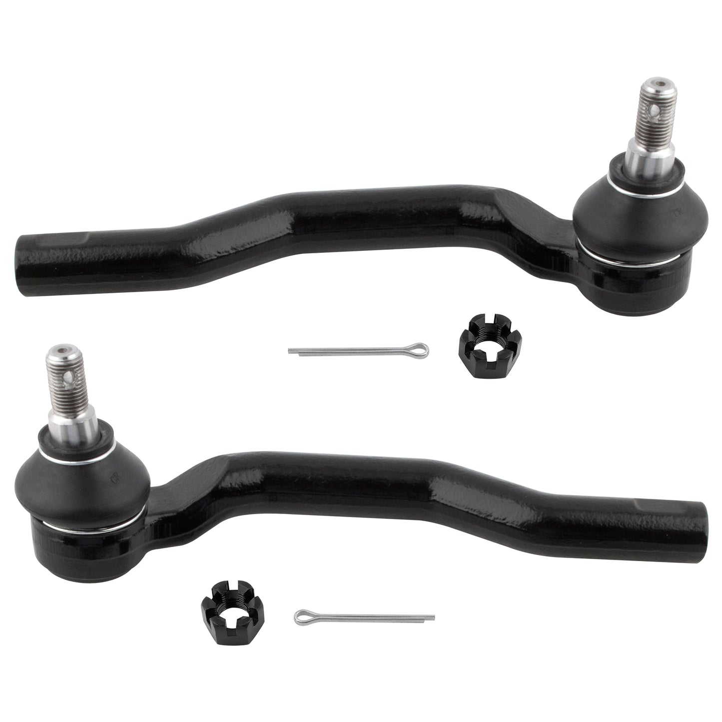 BOXI (Set of 4) Front Stabilizer Sway Bar End Links + Outer Tie Rod Ends fit for Mazda CX-7 2007 — product photo 2