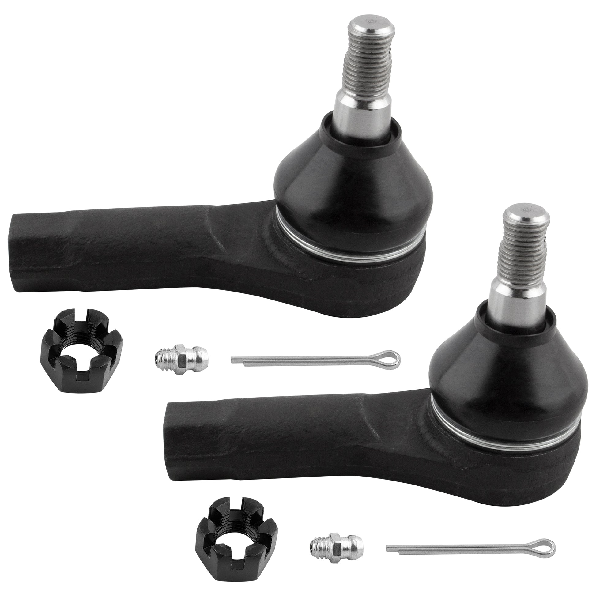 BOXI 2pcs Front Outer Left and Right Tie Rod End Links Fit for Mazda MPV 1989 1990 1991 1992 1993