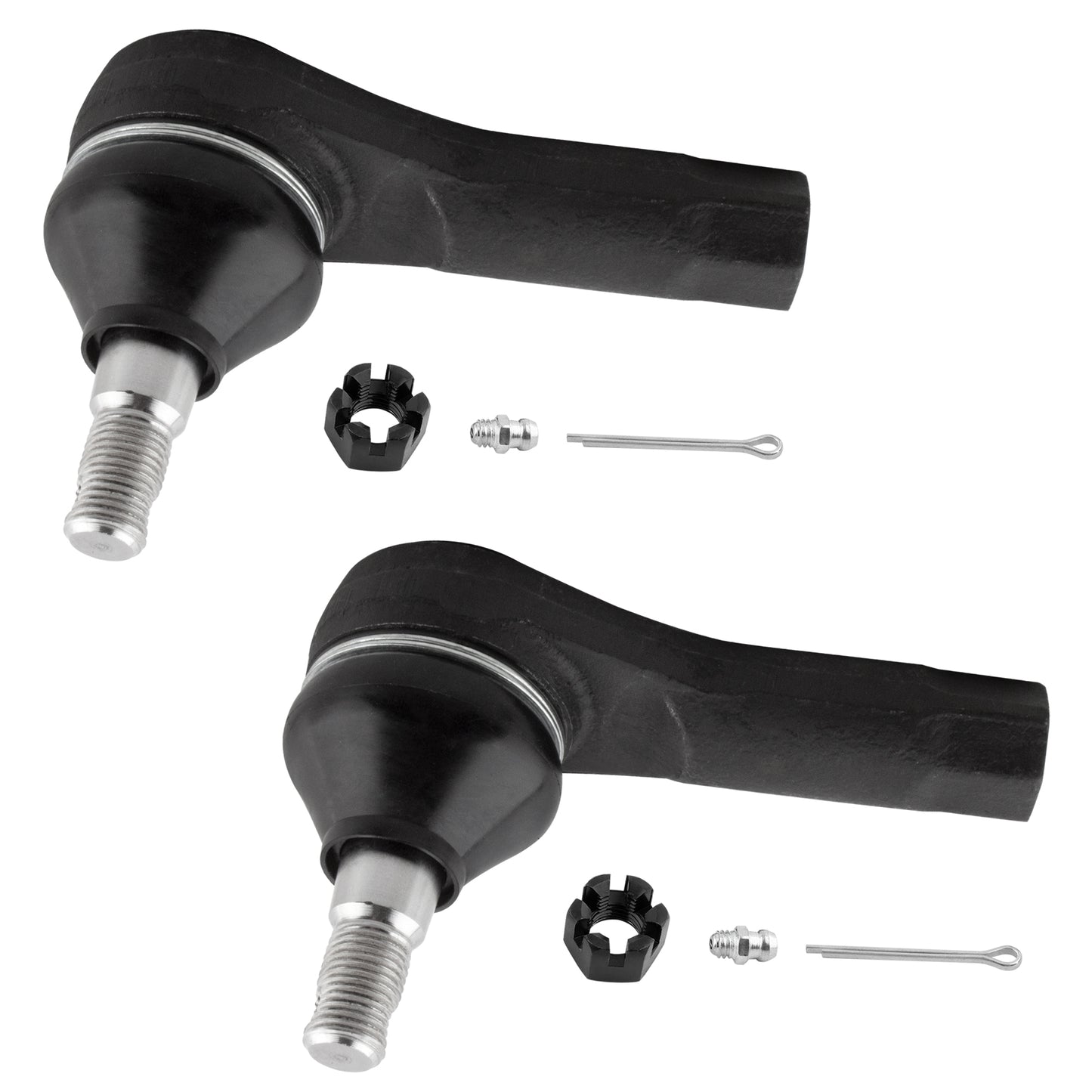 BOXI 2pcs Front Outer Left and Right Tie Rod End Links Fit for Mazda MPV 1989 1990 1991 1992 1993 — product photo 2