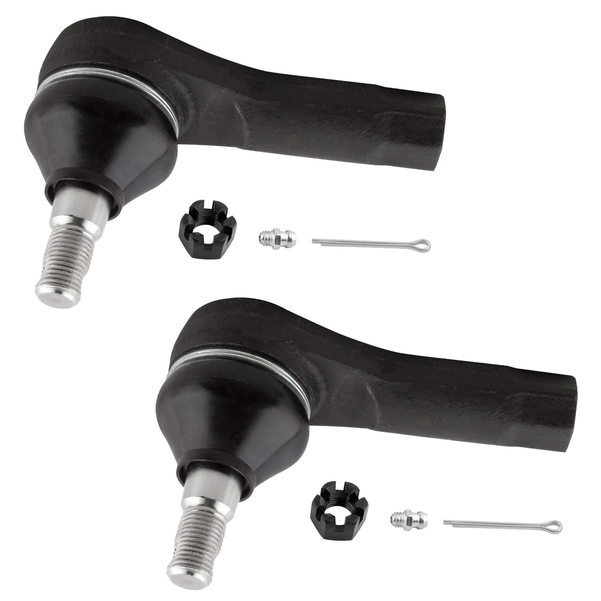 BOXI 2pcs Front Outer Left and Right Tie Rod End Links Fit for Mazda MPV 1989 1990 1991 1992 1993 — product photo 2