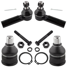 BOXI 4pcs Front Ball Joints Tie Rod Ends Fit for Ford Escape 2001-2009