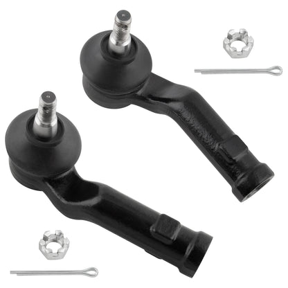 BOXI 4pcs Front Outer Tie Rods + Sway Bar Links Fit for Mazda 3 2004-2009 — product photo 3