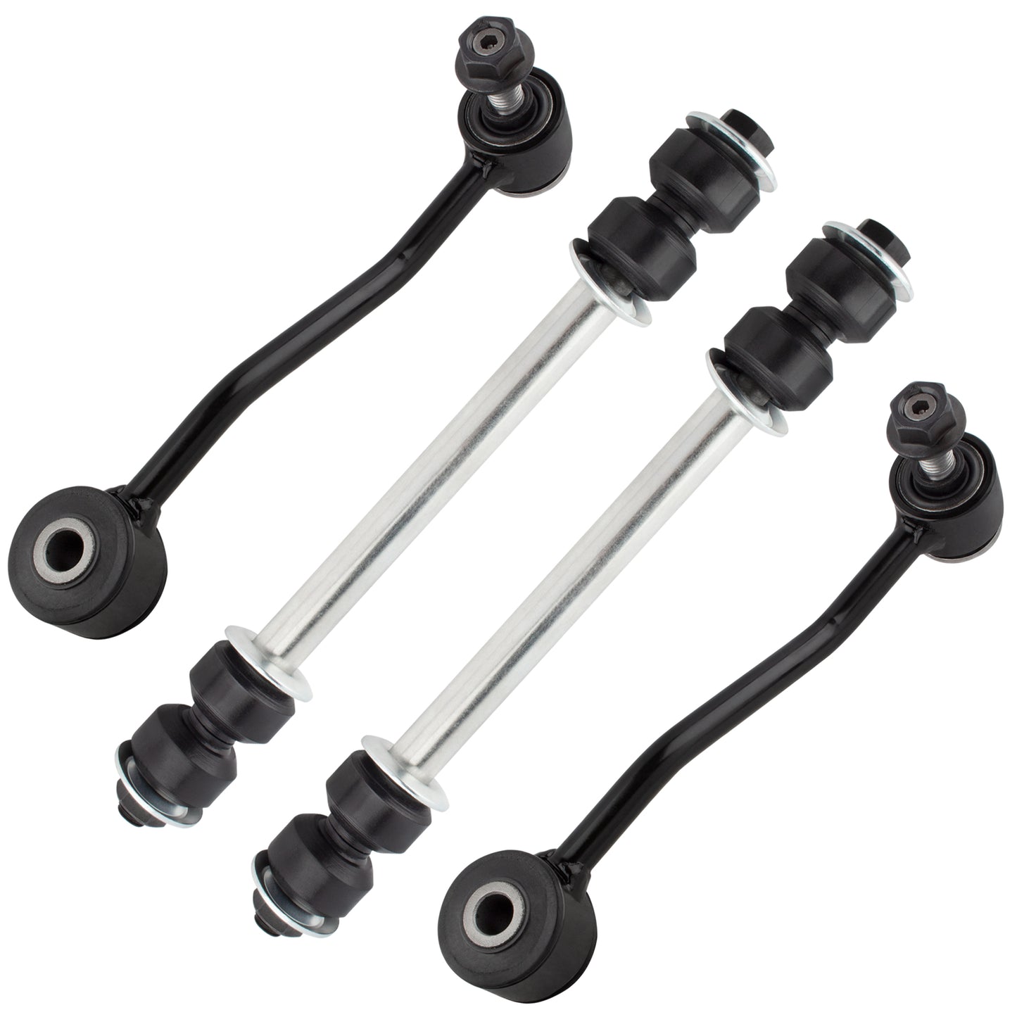 BOXI 4pcs Front Sway Bars + Rear Sway Bar End Links Fit for Ford Ranger 1998-2011