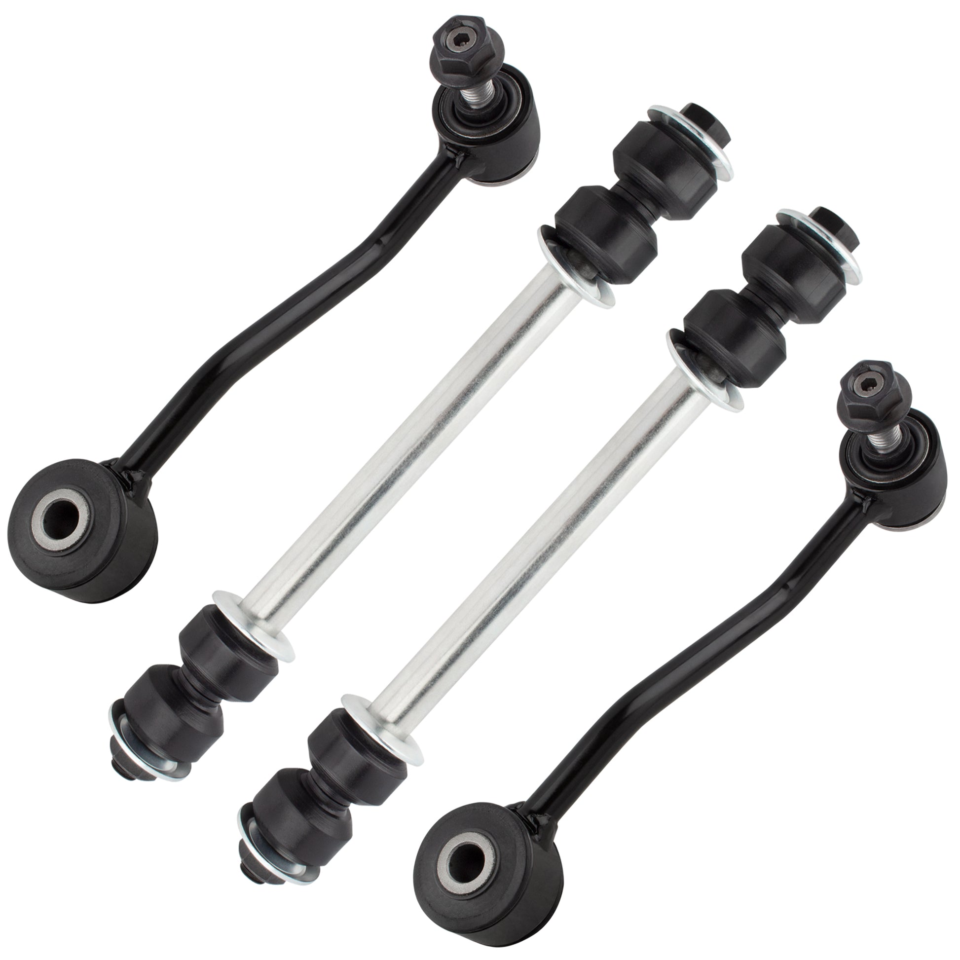 BOXI 4pcs Front Sway Bars + Rear Sway Bar End Links Fit for Ford Ranger 1998-2011