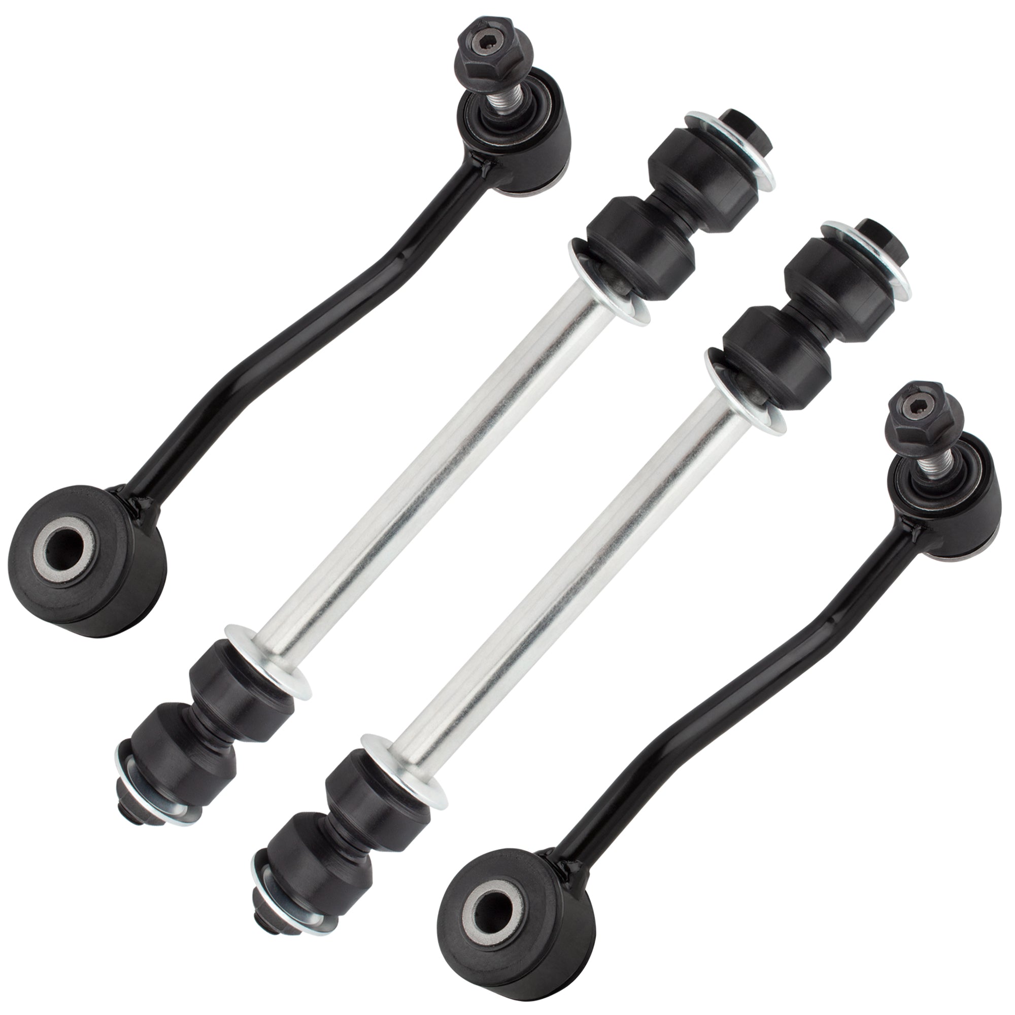 BOXI 4pcs Front Sway Bars + Rear Sway Bar End Links Fit for Ford Ranger 1998-2011
