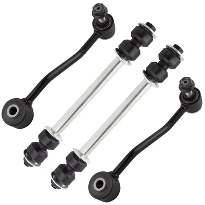 BOXI 4pcs Front Sway Bars + Rear Sway Bar End Links Fit for Ford Ranger 1998-2011