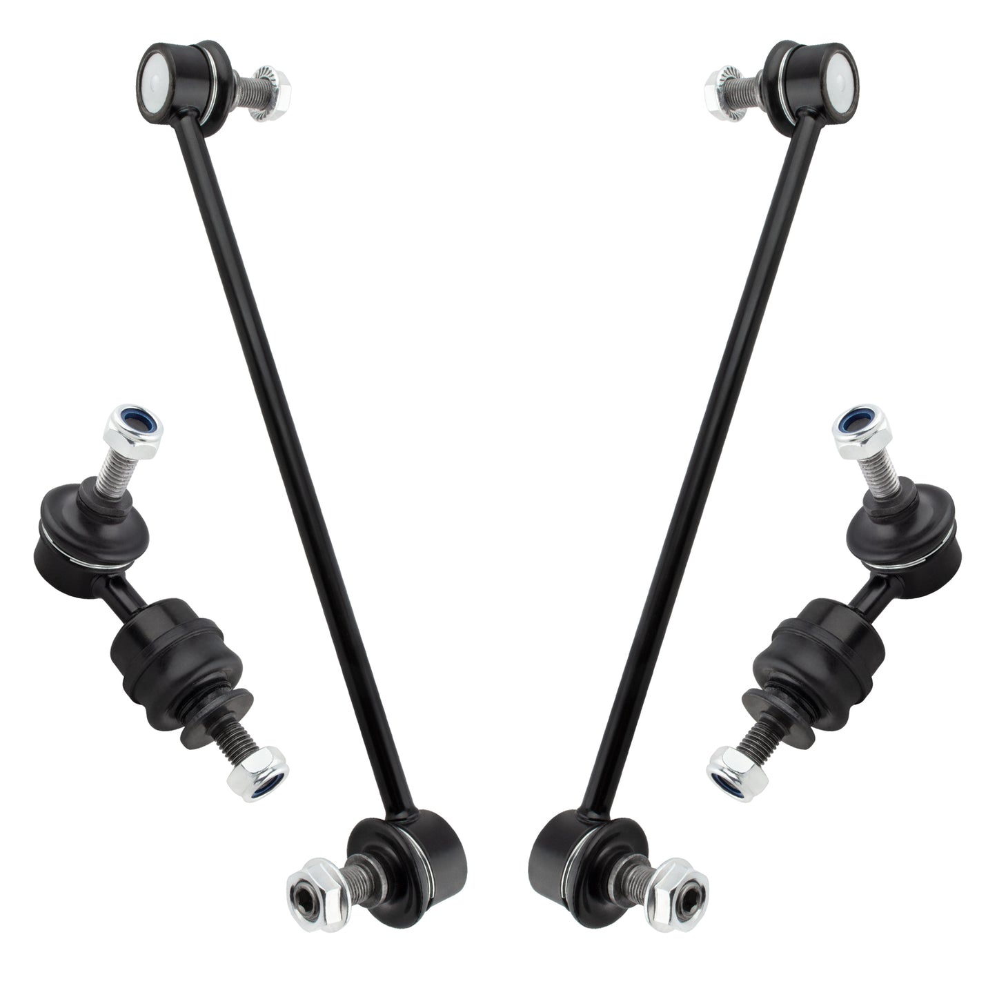 BOXI (Set of 4) Front and Rear Stabilizer Sway Bar Links Fit for Mazda 3 2004 2005 2006 2007 2008