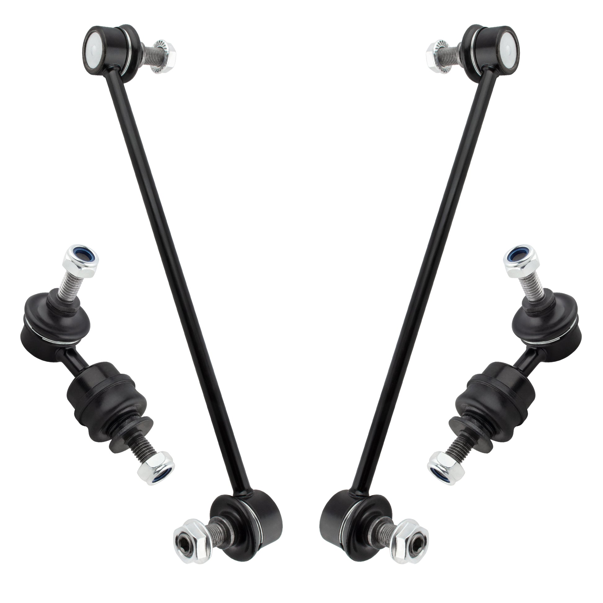 BOXI (Set of 4) Front and Rear Stabilizer Sway Bar Links Fit for Mazda 3 2004 2005 2006 2007 2008