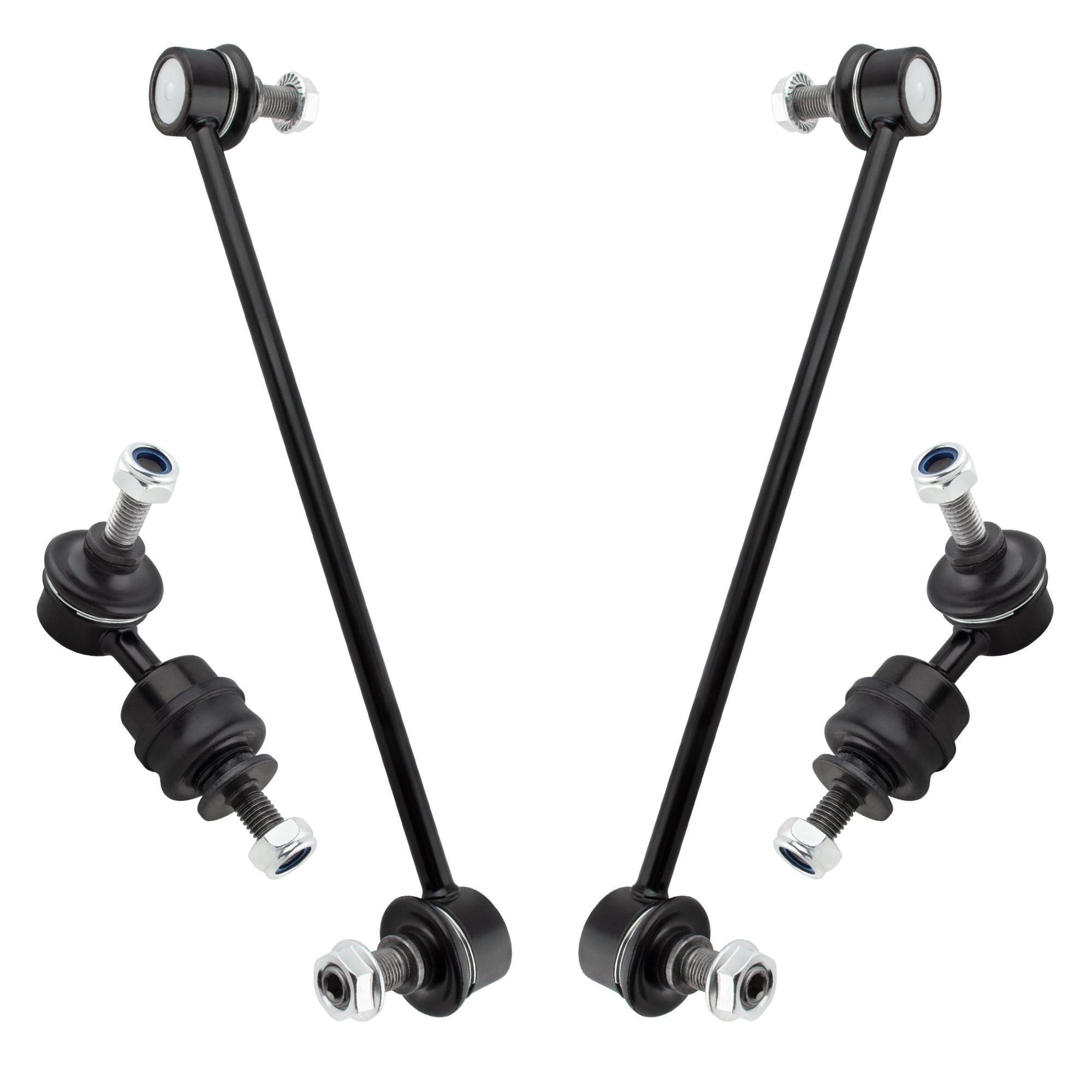 BOXI (Set of 4) Front and Rear Stabilizer Sway Bar Links Fit for Mazda 3 2004 2005 2006 2007 2008