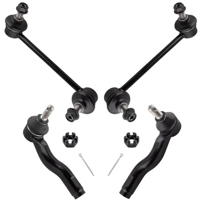 BOXI 4pcs Front Sway Bar Links Outer Tie Rods Fit for Mazda 6 2003 2004 2005 2006 2007 2008 2.3L