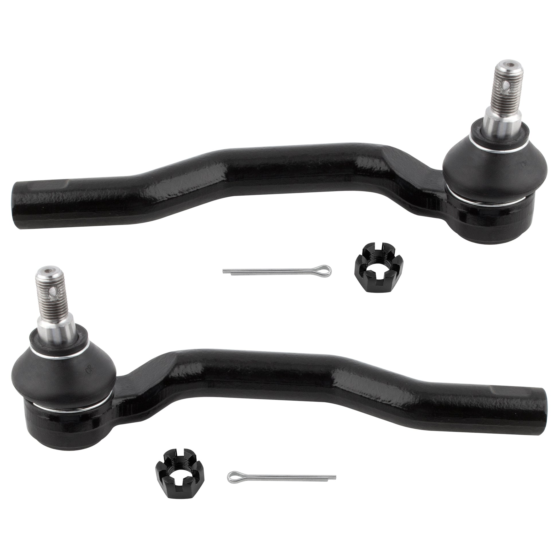BOXI (Set of 4) Front Stabilizer Sway Bar End Links + Outer Tie Rod Ends fit for Mazda CX-9 2007 — product photo 2