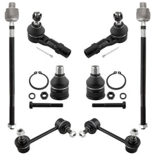 BOXI 8pc Front Sway Bars Ball Joints Tie Rods Fit for Mazda 626 1993-1995 MX-6 1993-1997