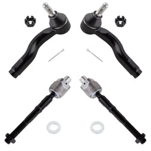 BOXI (Set of 4) Front Suspension Kit Front Inner & Outer Tie Rod Ends Fits for Mazda 6 2003 2004