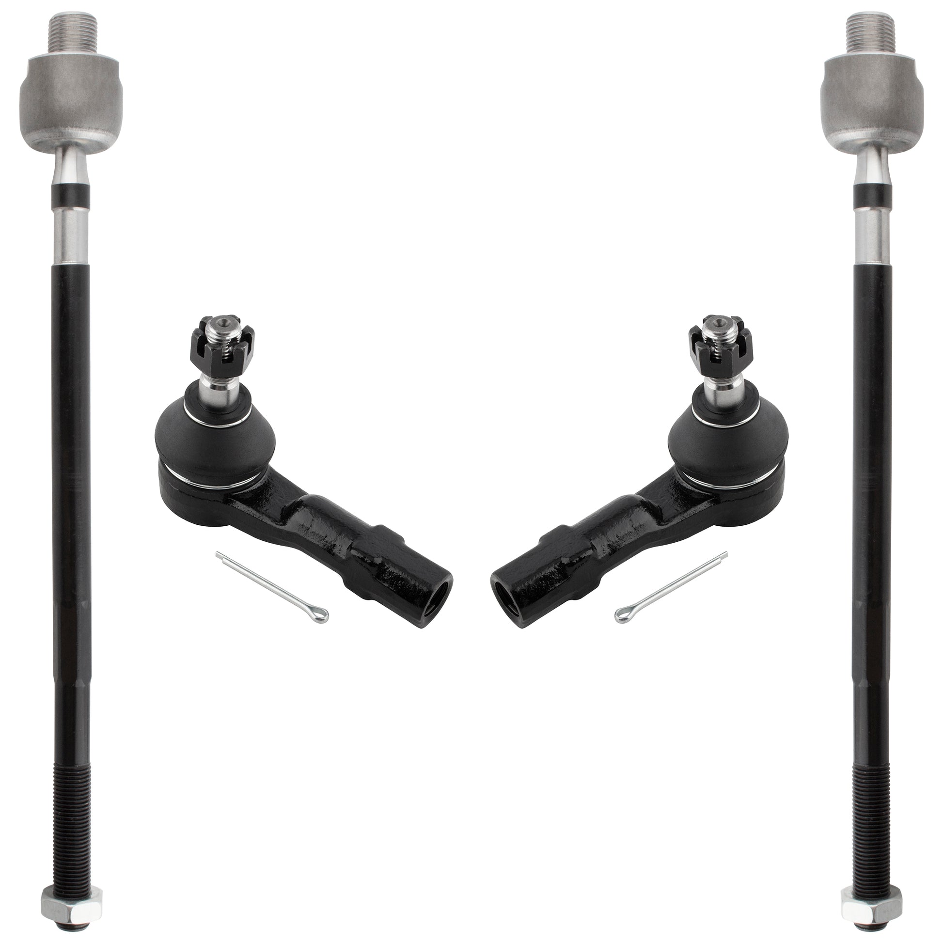 BOXI 4pc Front Inner Outer Tie Rod Kit Fits for Ford Probe 1993-1997
