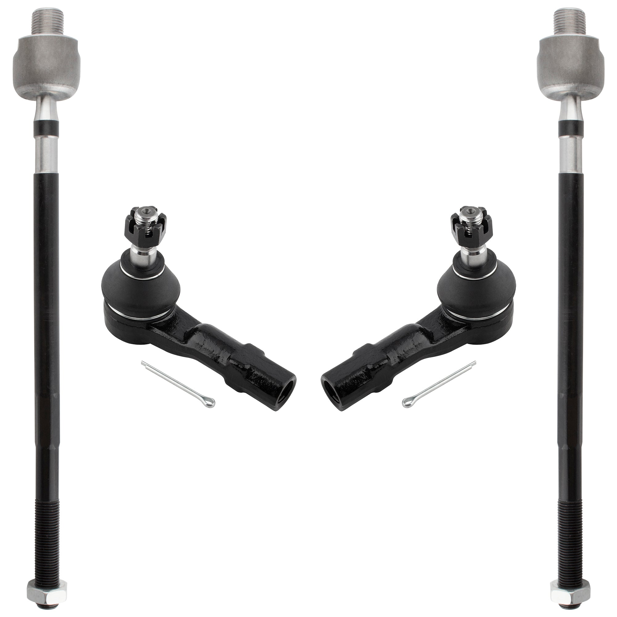 BOXI 4pc Front Inner Outer Tie Rod Kit Fits for Ford Probe 1993-1997