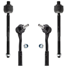 BOXI 4pcs Front Inner Outer Tie Rod Ends Fit for Mercedes Benz CL500 CL55 AMG CL600 CL65 AMG S350