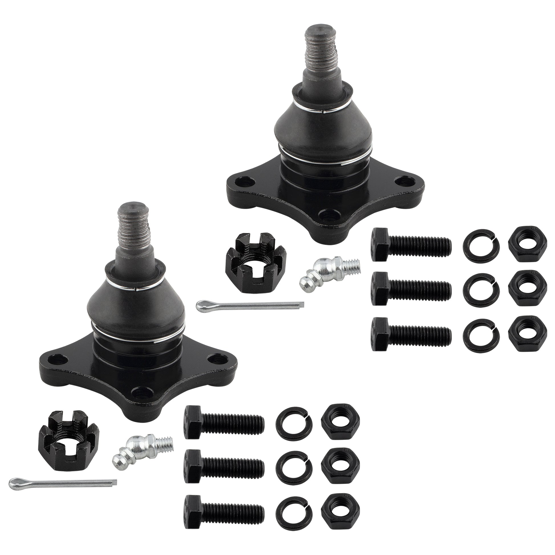 BOXI (Set of 8) Front Upper Lower Ball Joints Inner Outer Tie Rod Ends Fit for Mitsubishi Montero — product photo 4