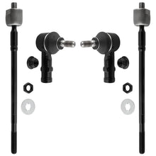 BOXI (Set of 4) Front Inner Outer Tie Rod Ends Fit for Mitsubishi Eclipse 2006 2007 2008 2009 2010