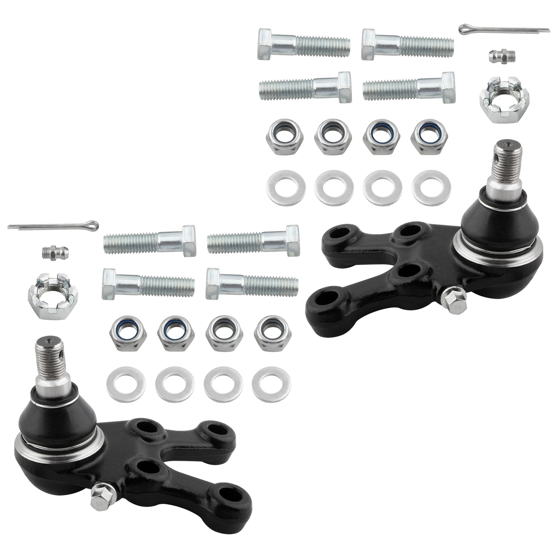 BOXI (Set of 6) Front Inner Outer Tie Rod + Lower Ball Joints Fit for Mitsubishi Montero 1992 1993 — product photo 4