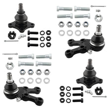 BOXI Ball Joints Front Lower and Upper Kit 4pc K9753 K9754 K9755 for Mitsubishi Montero 1992-2000
