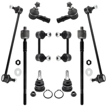 BOXI 10pc Front + Rear Sway Bar Links Ball Joints Tie Rods Fit for Mitsubishi Eclipse 2006-2012