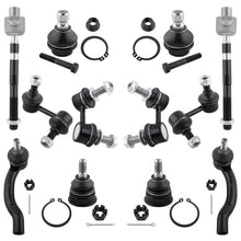 BOXI - 12pcs Front & Rear Suspension Kit For 2005 2006 2007 2008 2009 2010 2011 2012 for Nissan