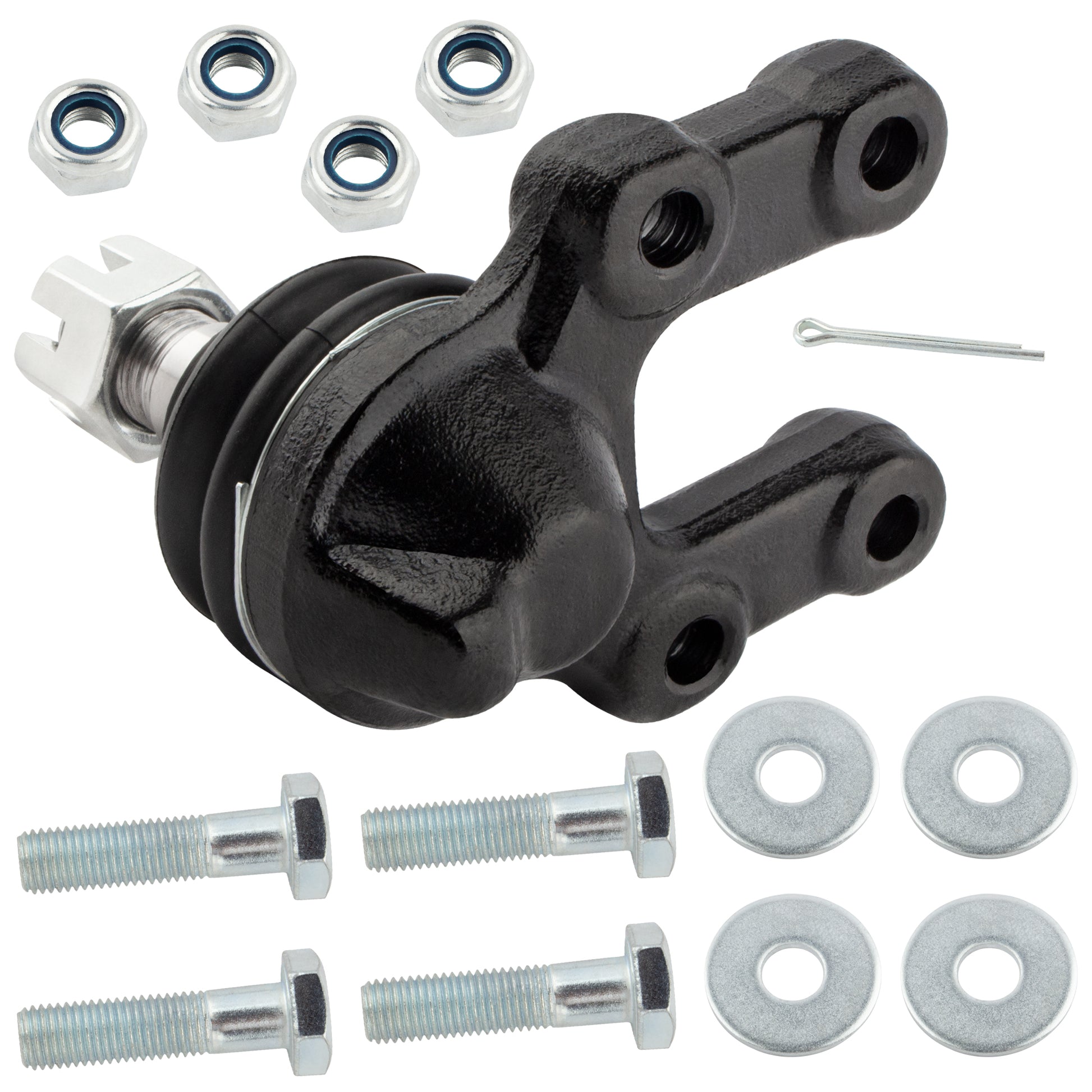 BOXI 8pcs Front Upper Lower Ball Joints & Inner Outer Tie Rods Fit for Nissan D21 1994 4WD — product photo 7