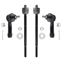 BOXI 4pcs Inner Outer Tie Rod End Links Fit for Nissan 200SX 1995 1996 1997 1998