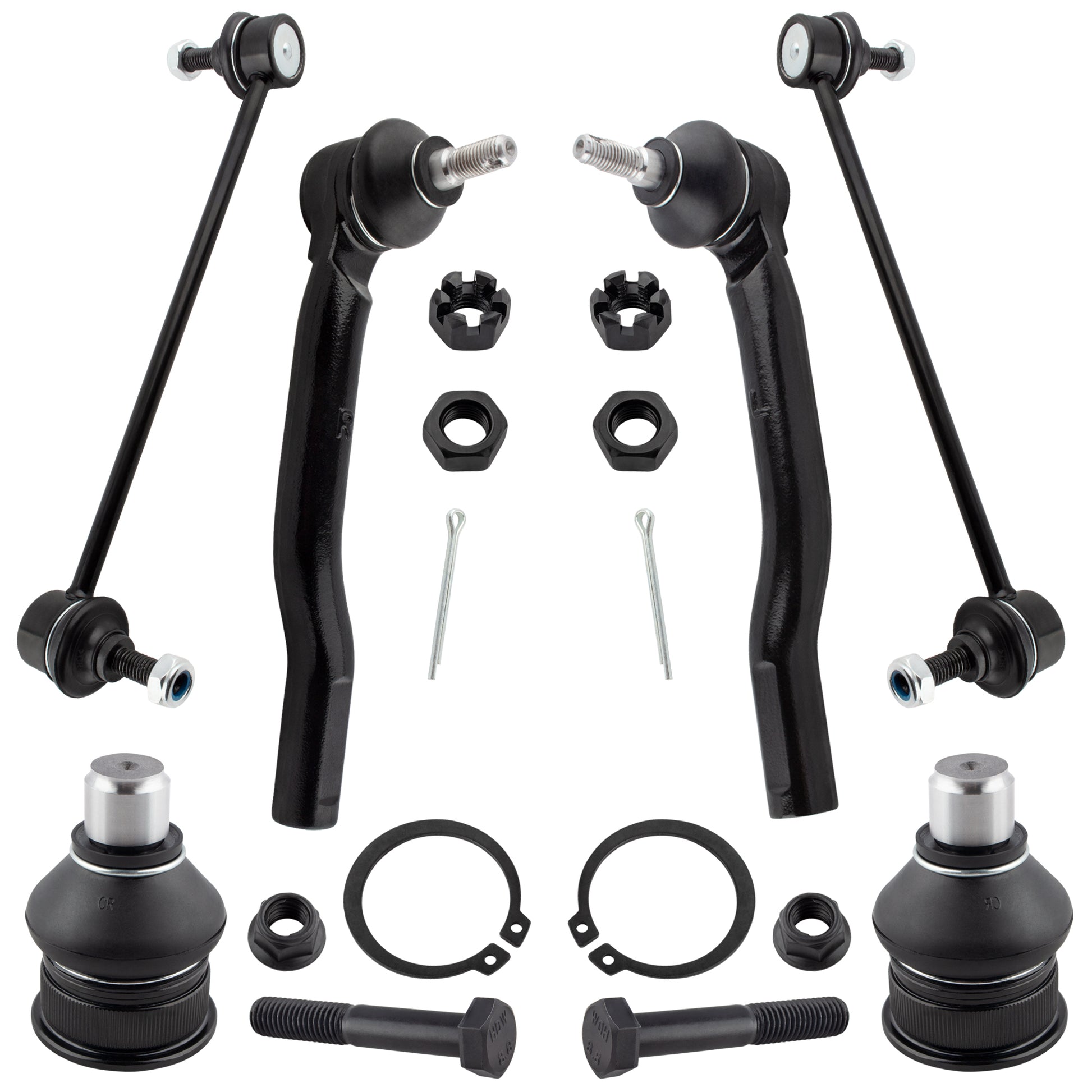 BOXI 6pcs Suspension Kit 2 Front Stabilizer