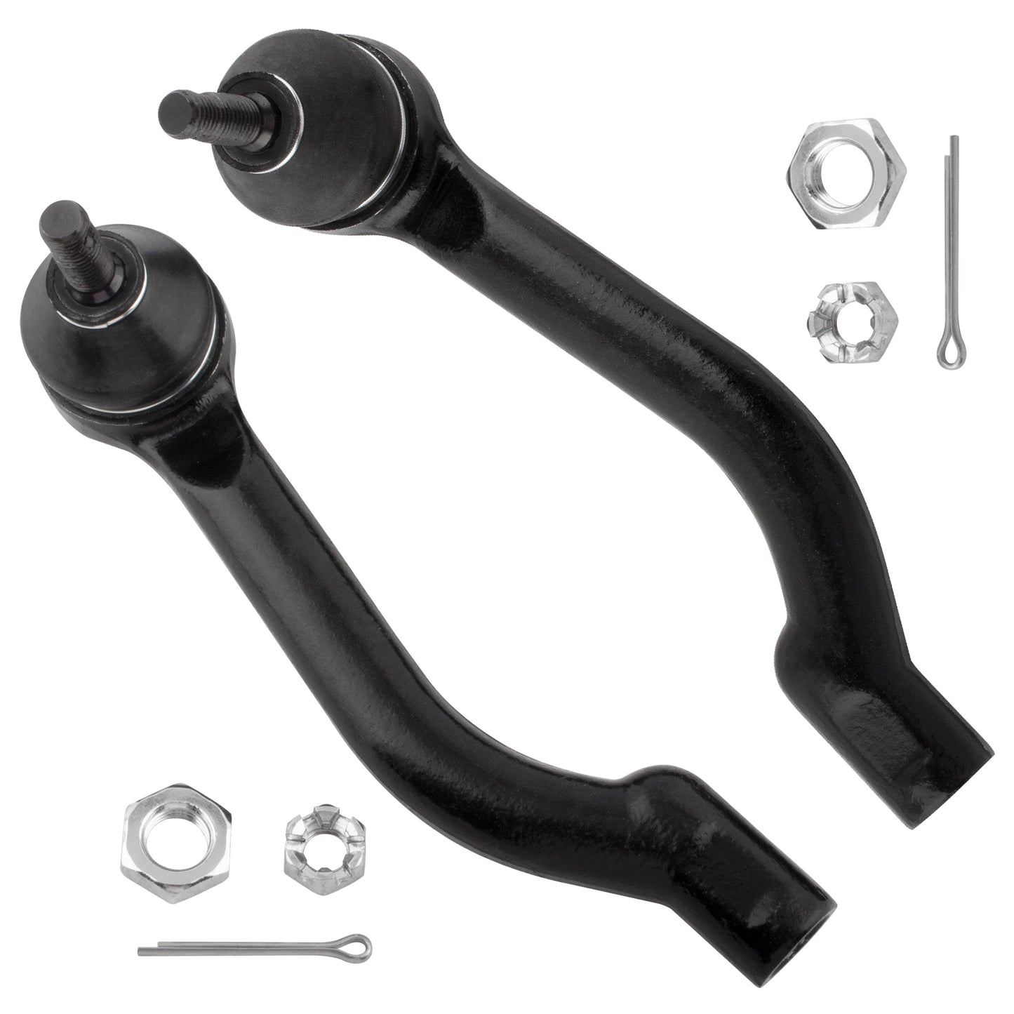 BOXI 4pcs Front Inner Outer Tie Rod End Links Fit for Nissan Rogue 2008 2009 2010 2011 2012 2013 — product photo 2