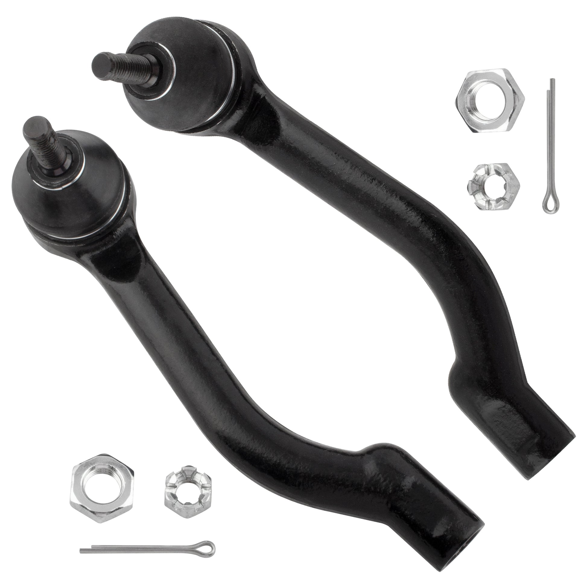 BOXI 4pcs Front Inner Outer Tie Rod End Links Fit for Nissan Rogue 2008 2009 2010 2011 2012 2013 — product photo 2