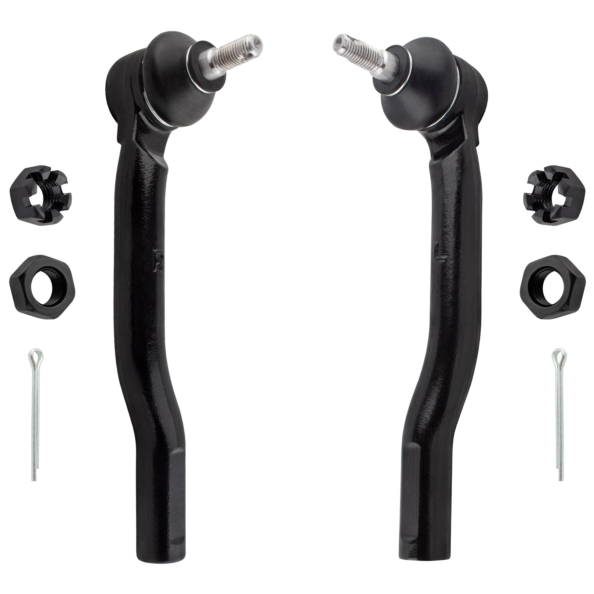 BOXI 4pcs Front and Inner Outer Tie Rod Ends Fit for Nissan Cube 2009-2014 — product photo 3