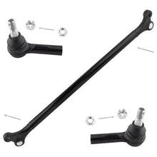 BOXI 3pcs Front Center Drag Link and Outer Tie Rod Ends Fit for Nissan Frontier 1998 4WD